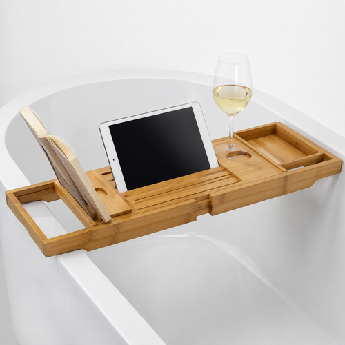 Bamboo Bathtub Caddy Tray