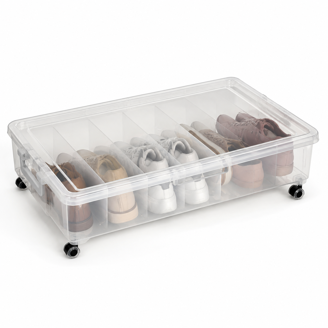 Expandable Under-Bed Shoe Storage Box